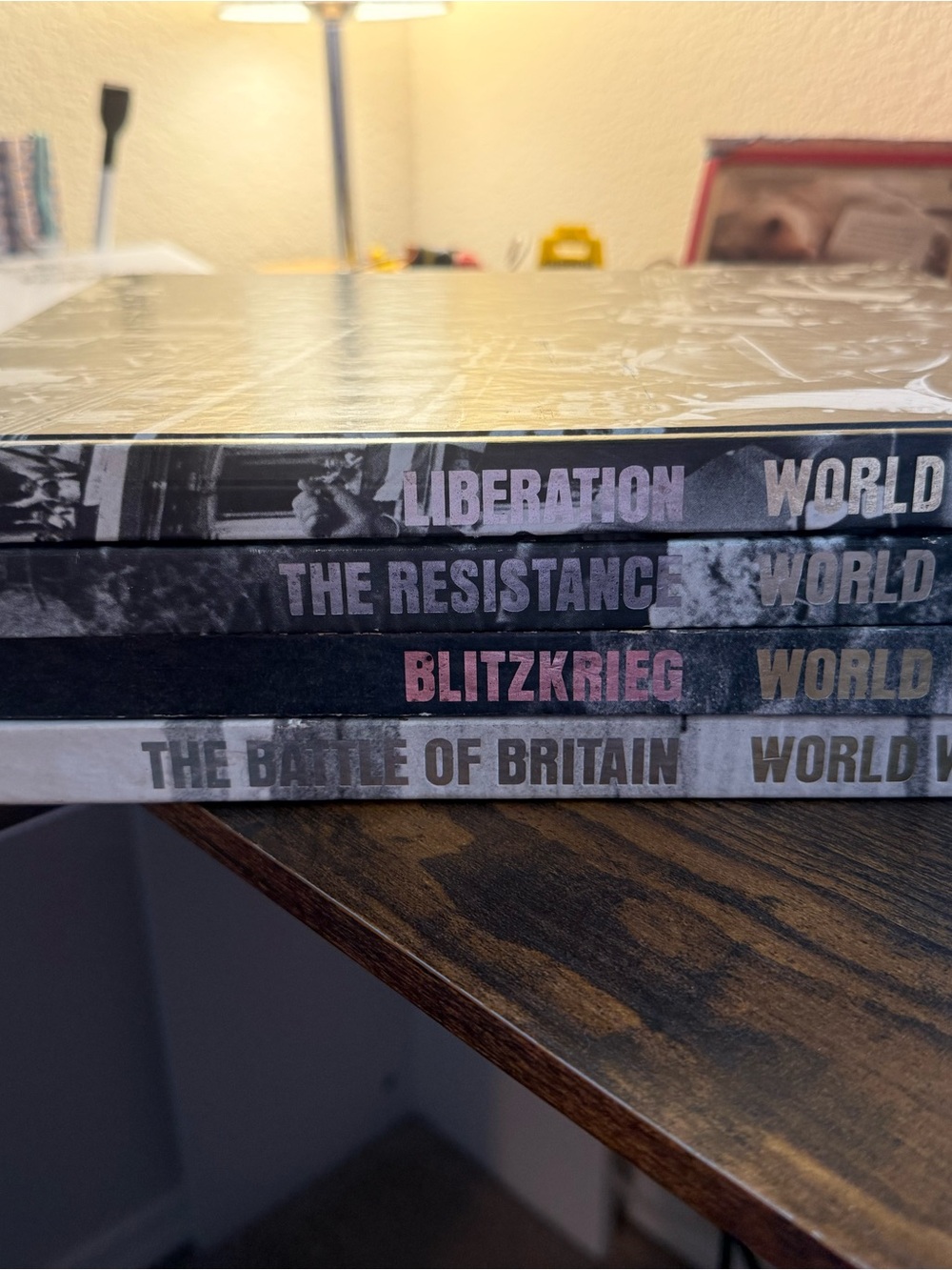World War II Documentary Book Set - Neutral Tones